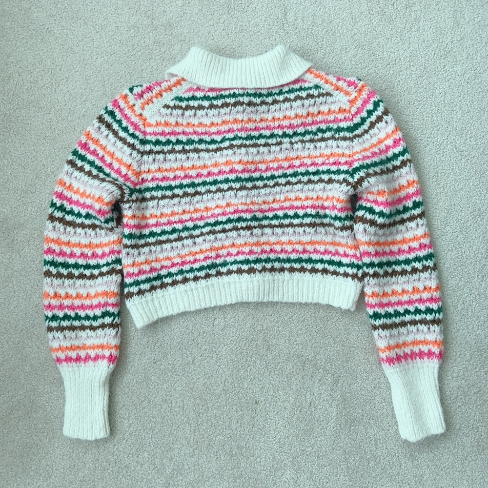 Zara strip knit cardigan - Picture 8 of 14